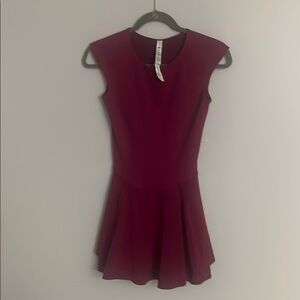 Lululemon Athletica Burgundy Sleeveless Dress